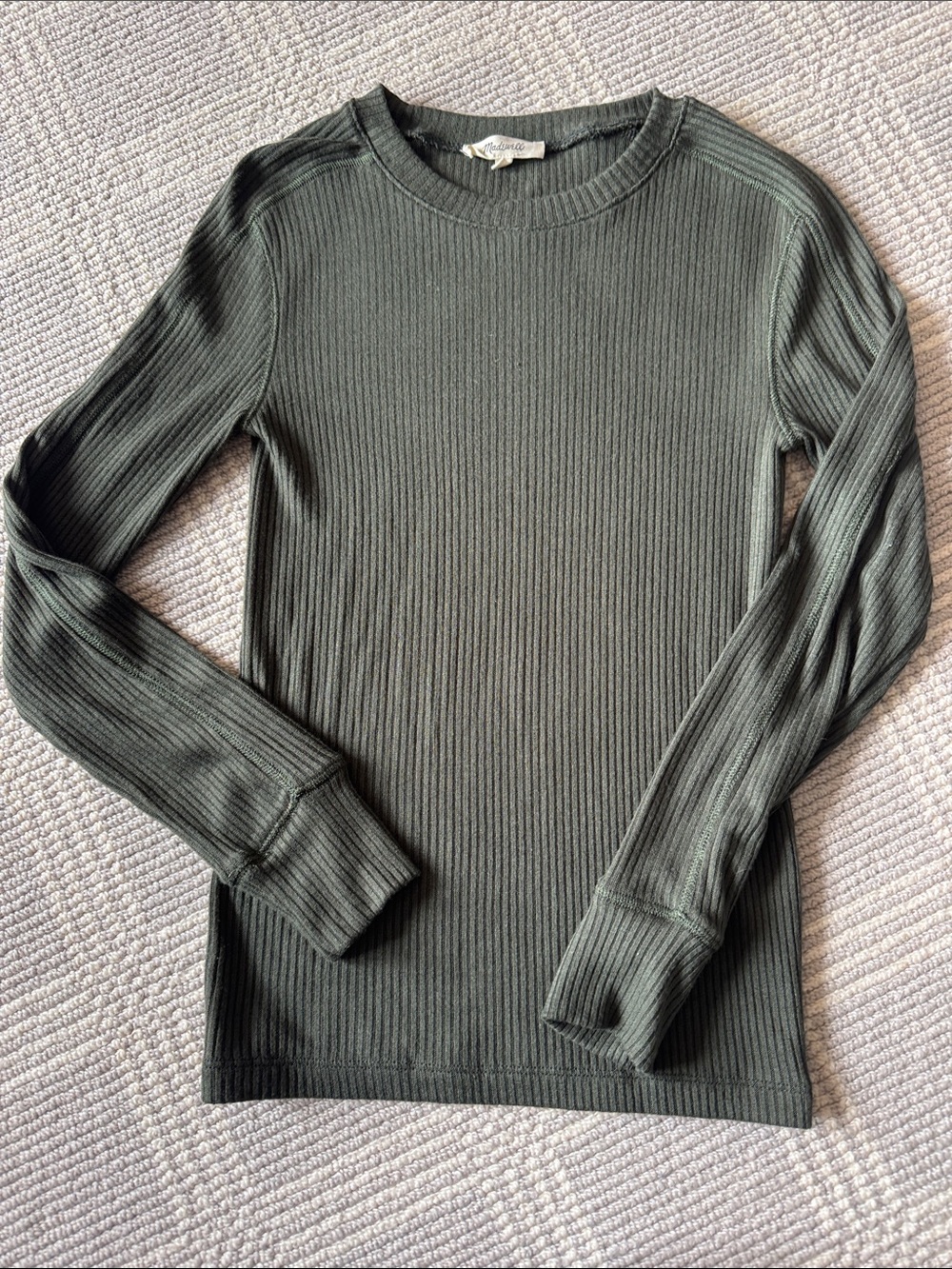 Madewell Ribbed long sleeve Top